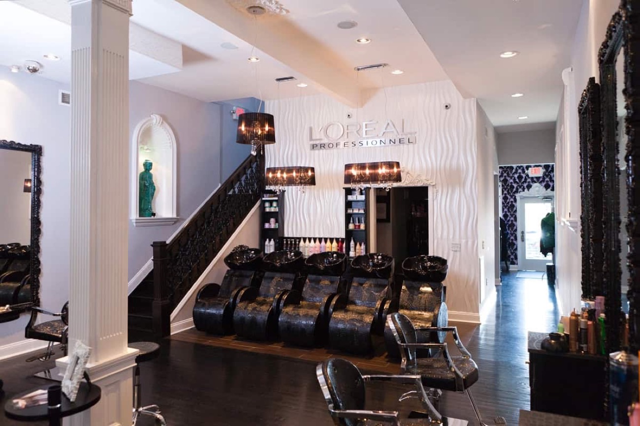 Inside Vanity Salon in Montclair, NJ